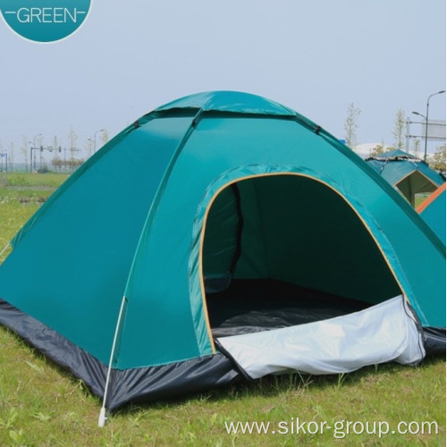 Outdoor camping folding automatic tent 3-4 people beach simple quick open automatic tent